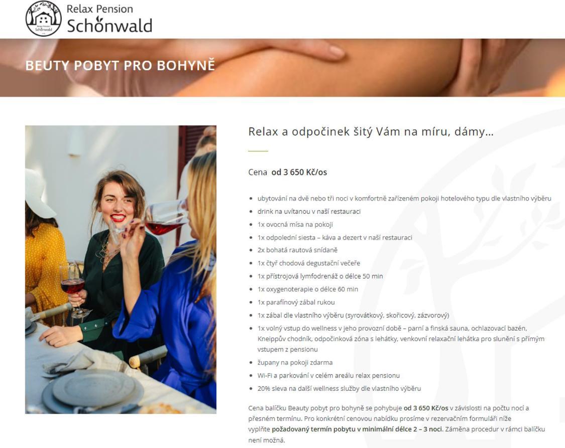 Relax Pension Schonwald Budisov nad Budisovkou Esterno foto
